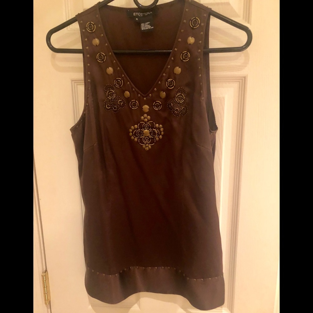 Etcetra 100 percent silk tank